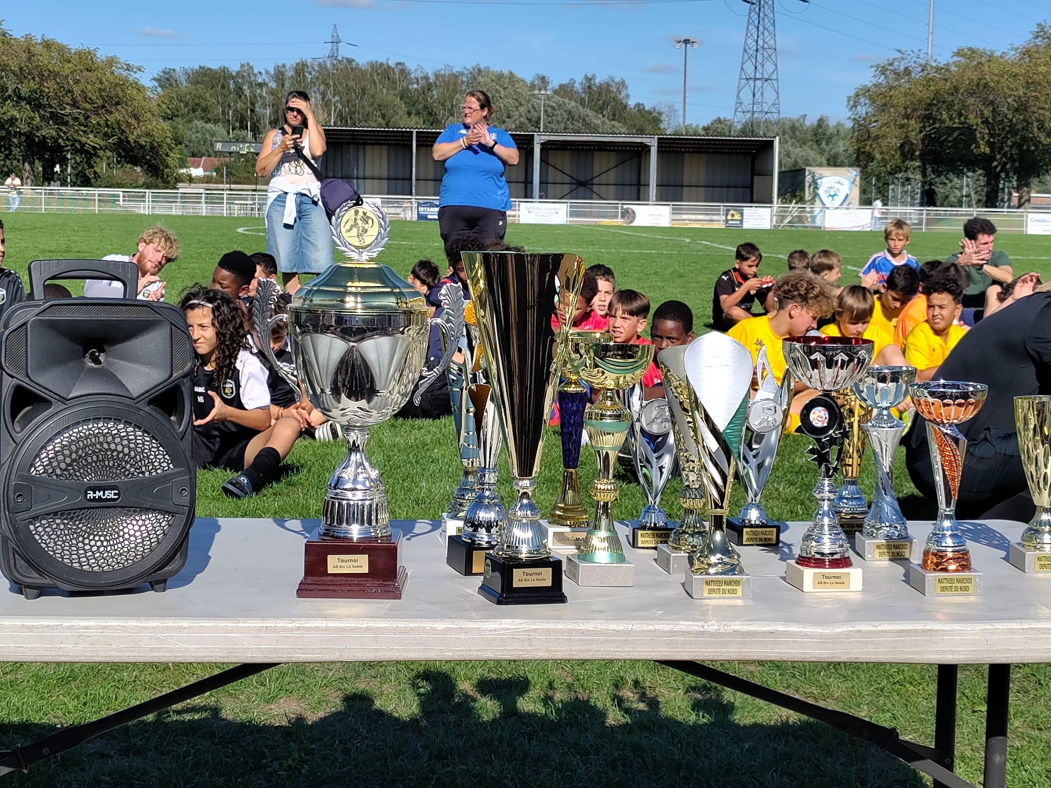 Les trophées du tournoi U11 Michel Debonnet